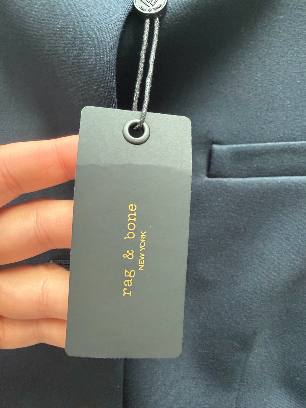 rag & bone NWT Slade Navy Blazer with Gold Buttons - Picture 10 of 13